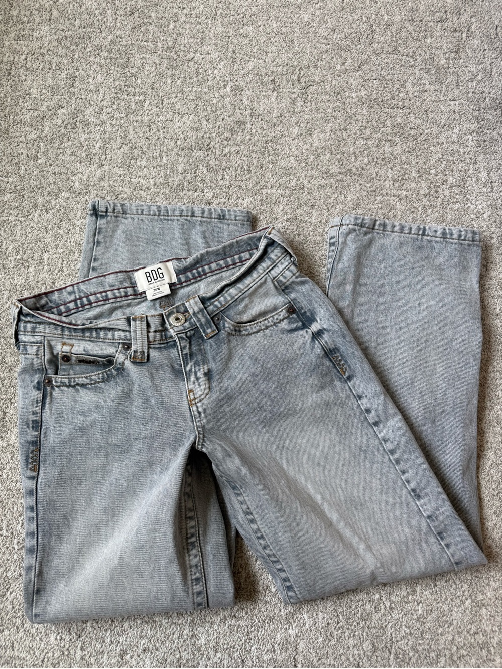 BDG Vintage-Inspired Light Wash Denim Jeans